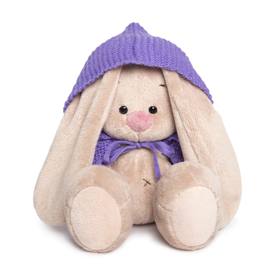 Bunny Mi in the purple poncho