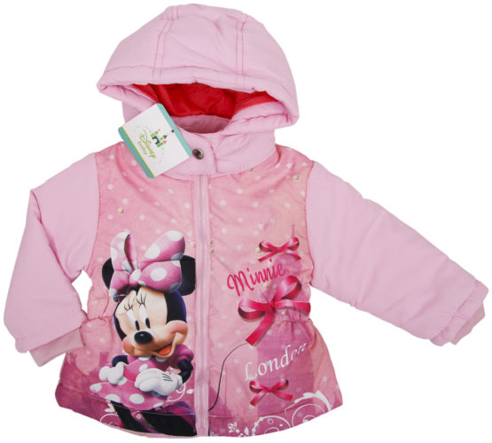 Baby lined jacket Disney Minnie – Pink