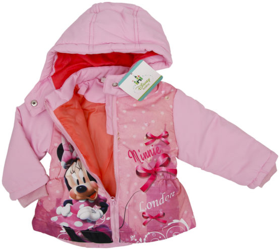 Baby lined jacket Disney Minnie – Pink