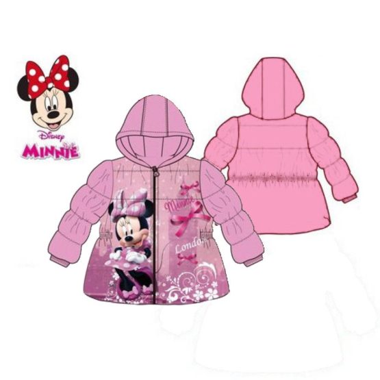 Babygefütterte Jacke Disney Minnie – Pink
