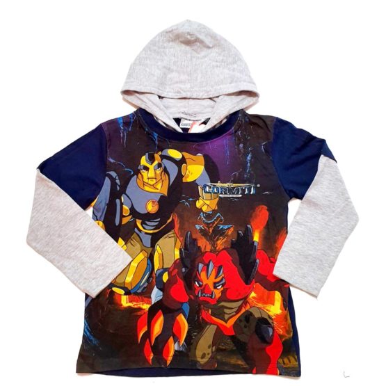 Long sleeve t-shirt with a hood