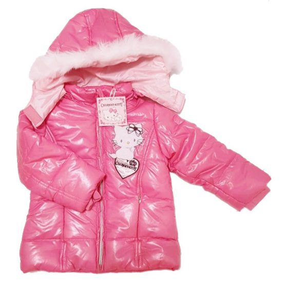 Winter jacket with hood for girls Kitty