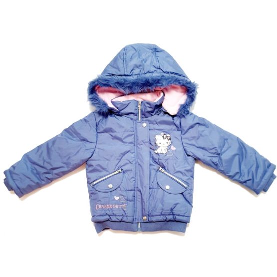 Winter jacket with hood for girls Kitty