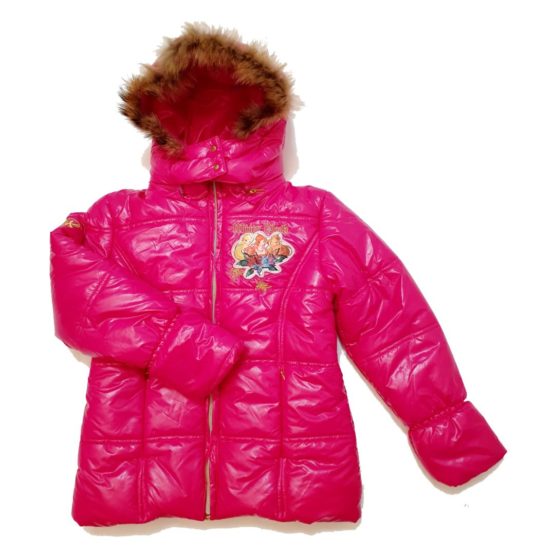 Winter jacket with hood for girls Winx