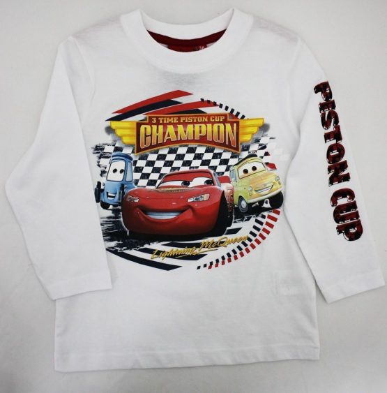 Long sleeve white t-shirt – Cars