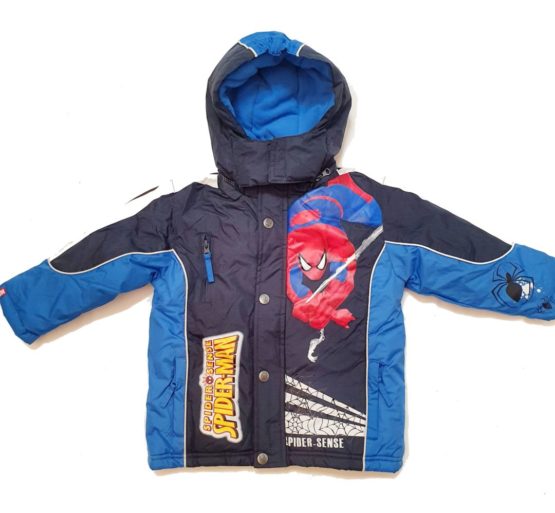 Winterjacke mit Kapuze – Spider Man