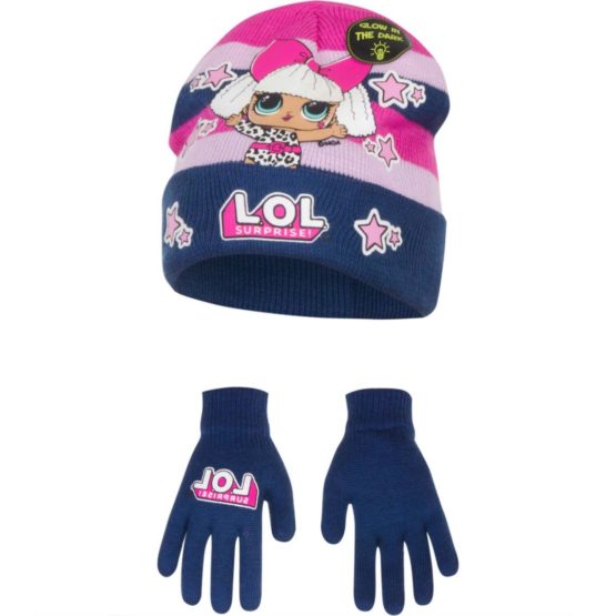 LOL Surprise hat with gloves Glow in the dark