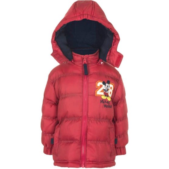 Mickey Baby winter jacket – red