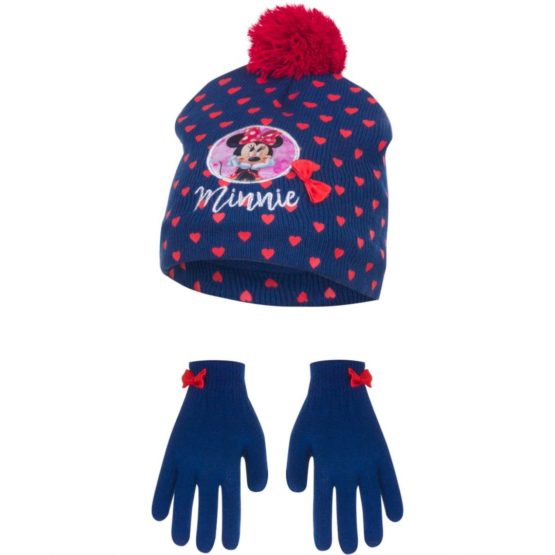 Minnie hat with gloves