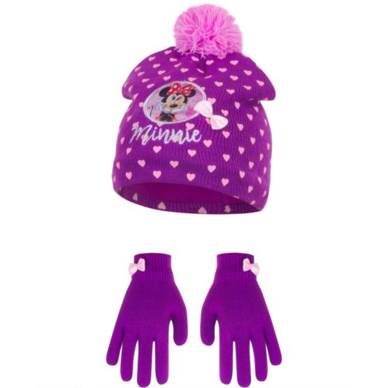 Minnie hat with gloves