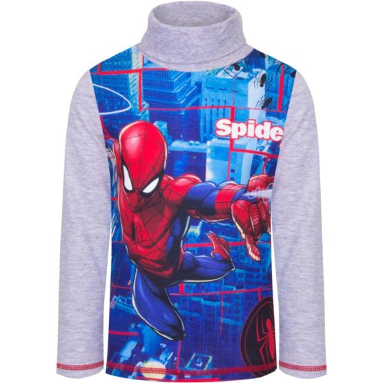 Spiderman Langarmshirt mit Kragen