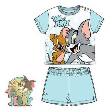 Tom and Jerry Baby shortama – light