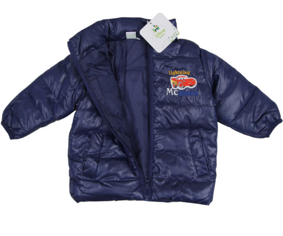 Babyjacke mit Einziehbarer Kapuze - Cars - Blau