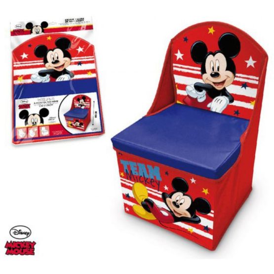 Disney folding armchair – toy box – Mickey Mouse