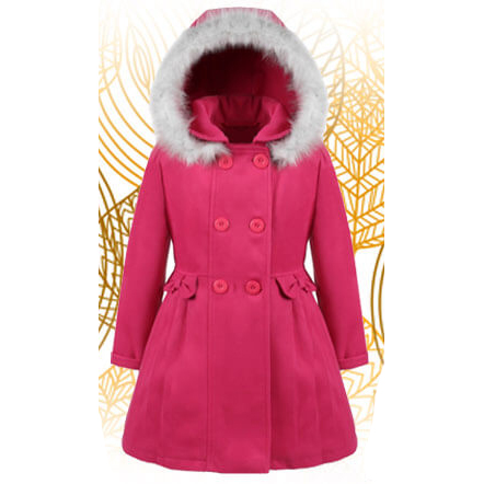 Autumn winter jacket with hood for girls – Nat & Tom