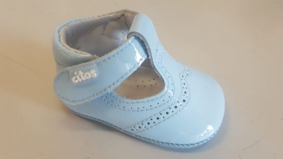 Blaue Baby Lederschuhe - Citos